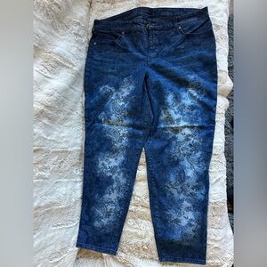 Bandolino Blue Patterned Women's Jeans